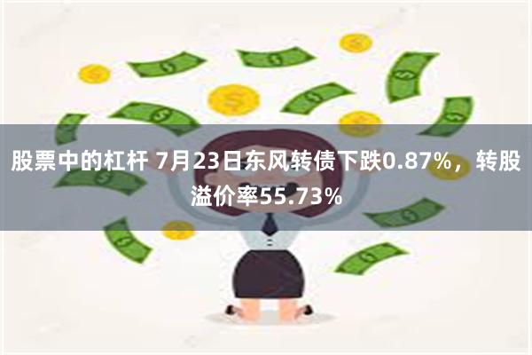 股票中的杠杆 7月23日东风转债下跌0.87%，转股溢价率55.73%