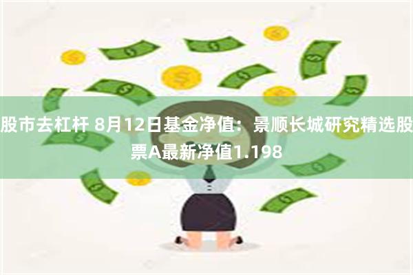 股市去杠杆 8月12日基金净值：景顺长城研究精选股票A最新净值1.198