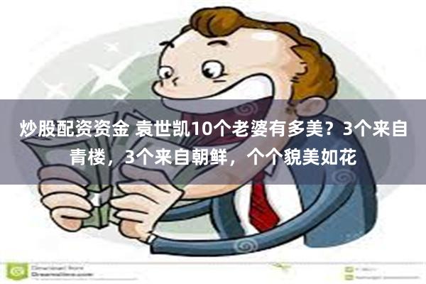 炒股配资资金 袁世凯10个老婆有多美？3个来自青楼，3个来自朝鲜，个个貌美如花