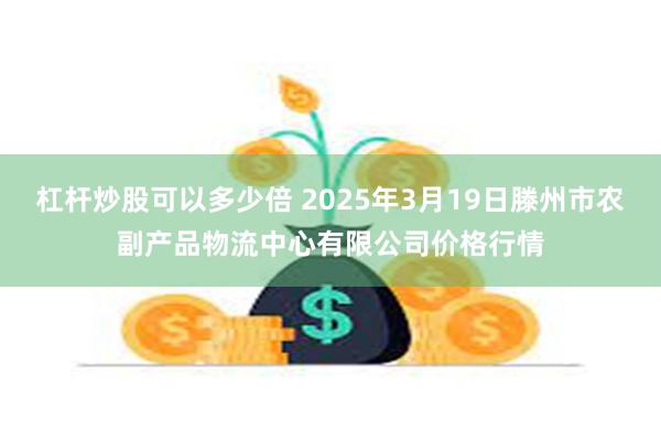 杠杆炒股可以多少倍 2025年3月19日滕州市农副产品物流中心有限公司价格行情